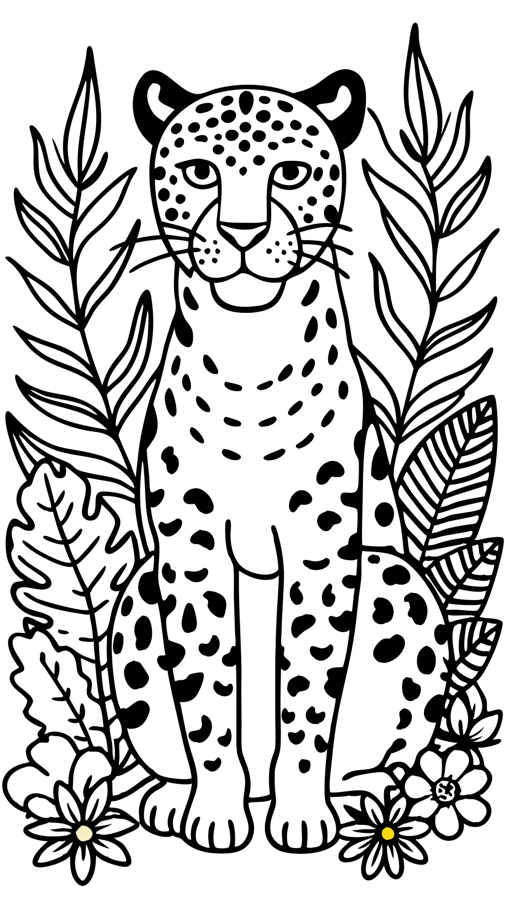 jaguar coloring page